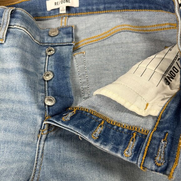 Re/Done Mid-Rise Stovepipe Women's Jeans Size 29 Hacienda NWT Designer Denim - Picture 8 of 16